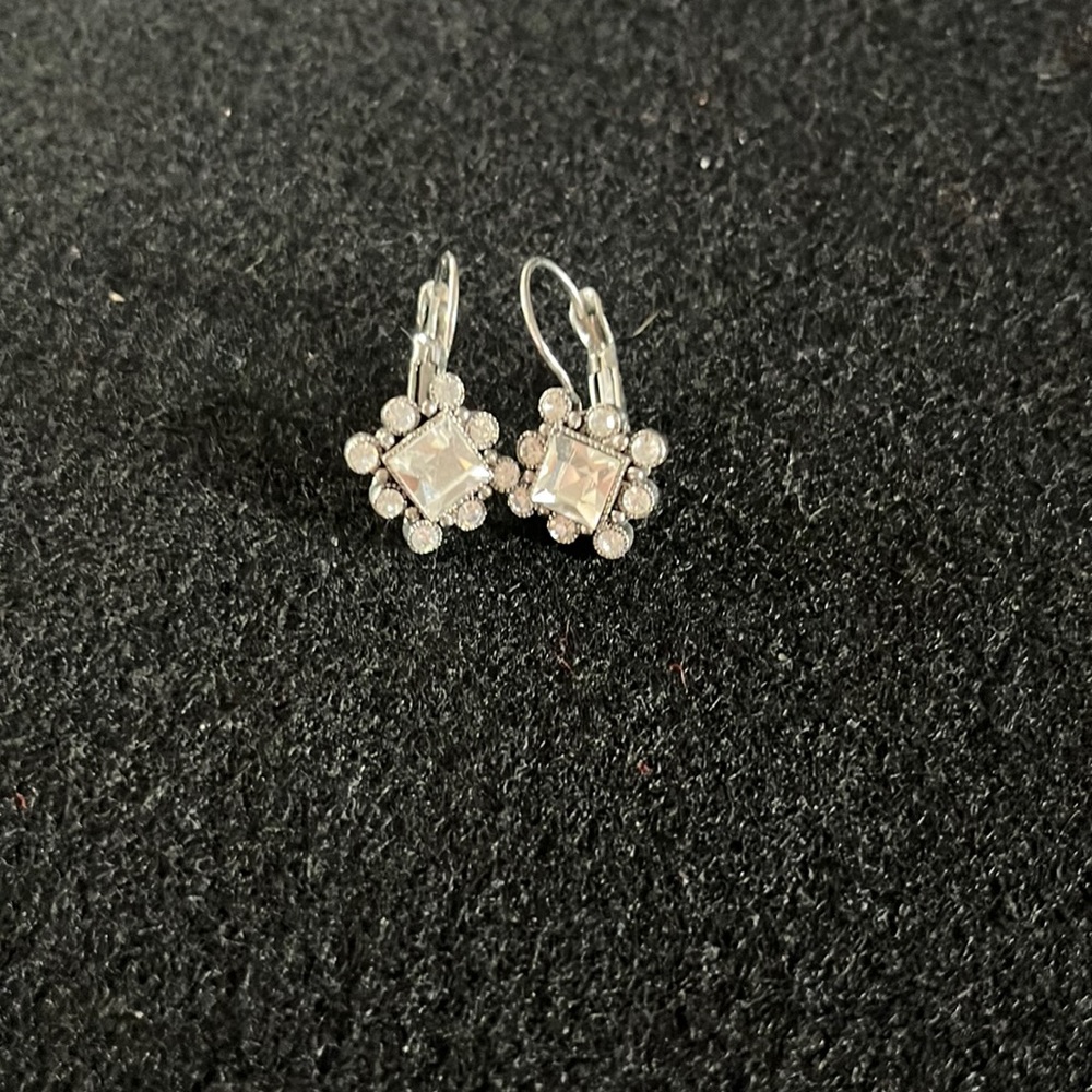 Silver earrings
